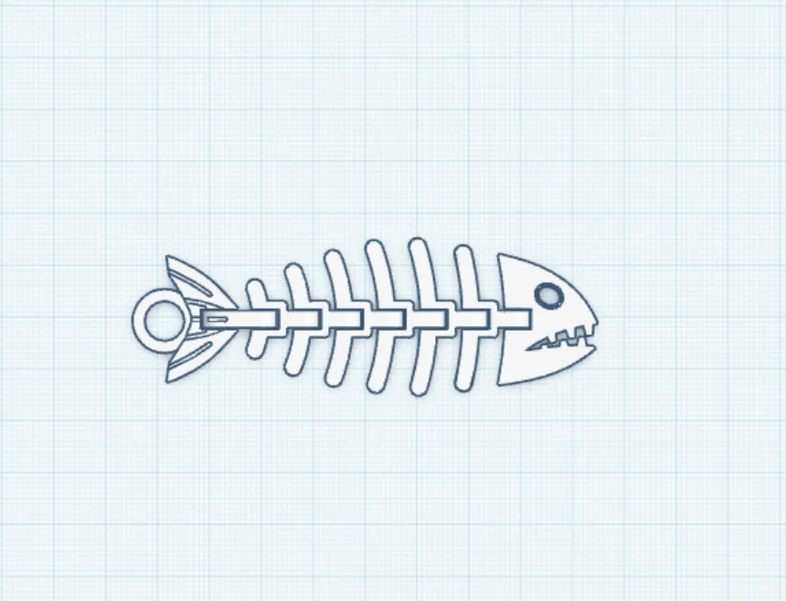Articulated Fish Keychain - Free 3D Print Model - MakerWorld