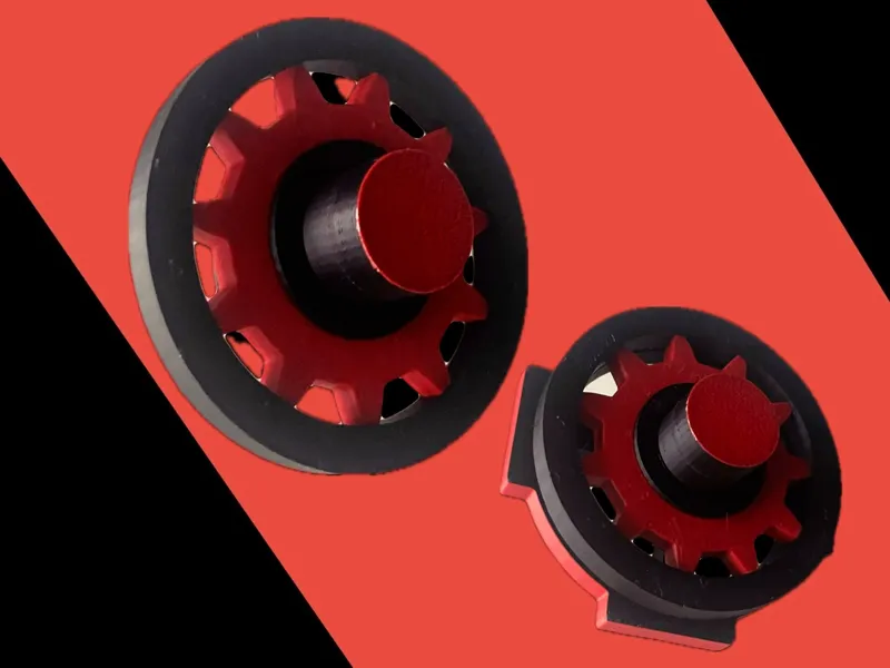Spinning top cog style