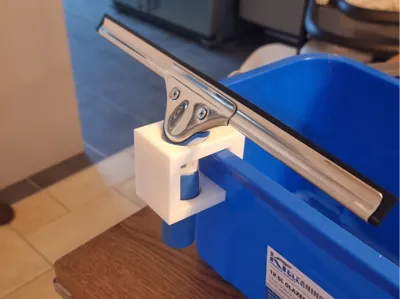 Window Squeegee Holder for window cleaning bucket
