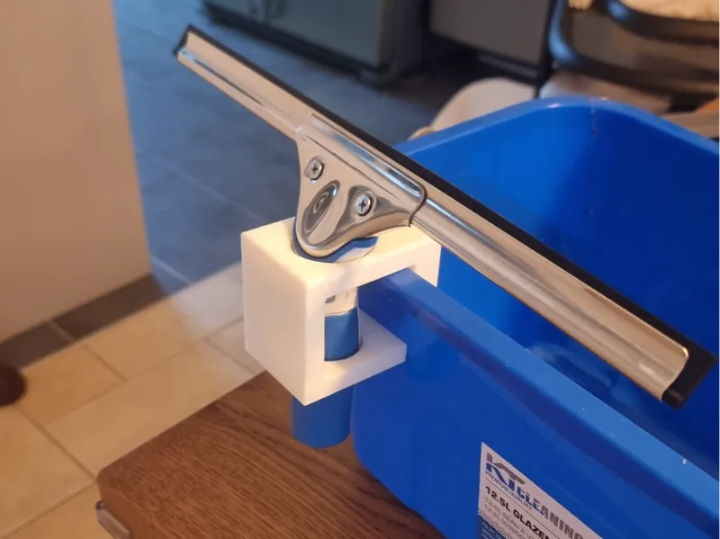 Window Squeegee Holder for window cleaning bucket
