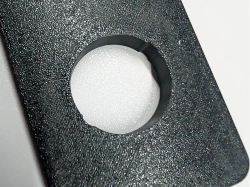 Drybox Lid - Round Hygrometer with 30 degree tabs