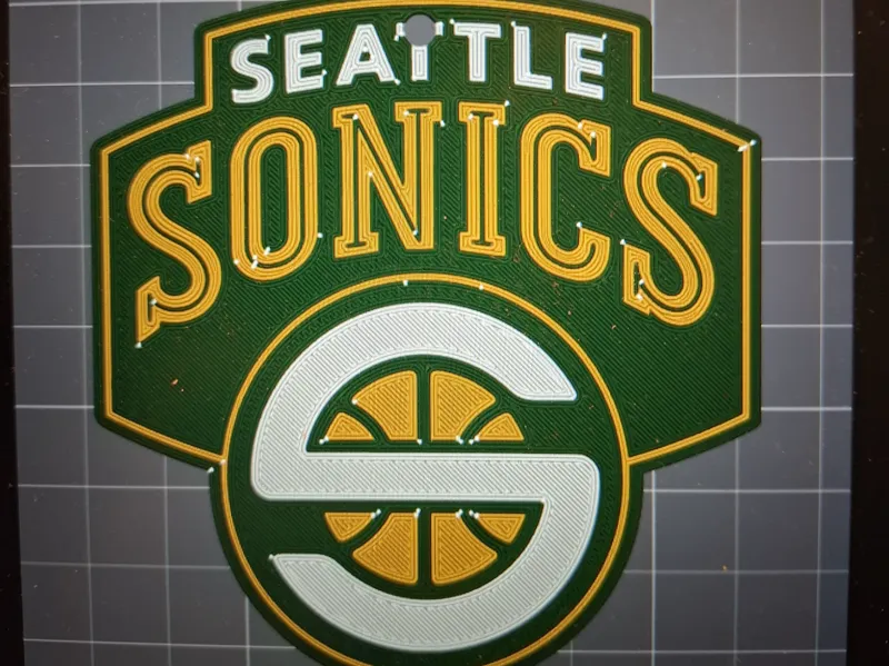 Seattle Sonics Keychain