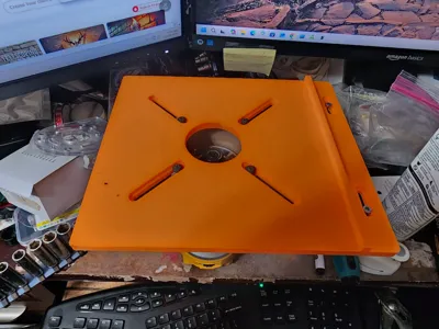 Microjig Router base for Dewalt Cordless and other