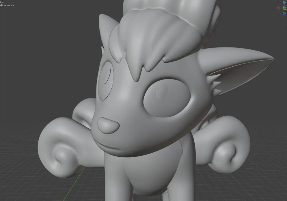 Life-Size PokeMon Vulpix 600mm Display Statue - Free 3D Print Model ...