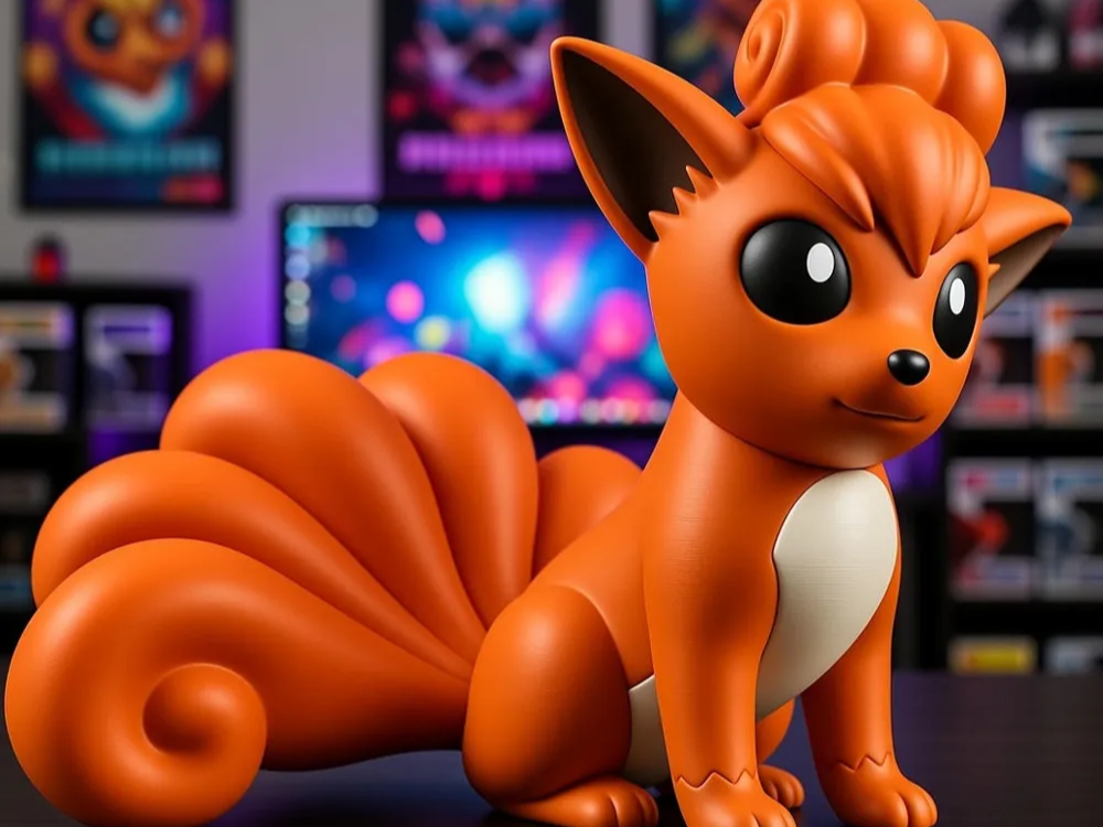 Life-Size PokeMon Vulpix 600mm Display Statue