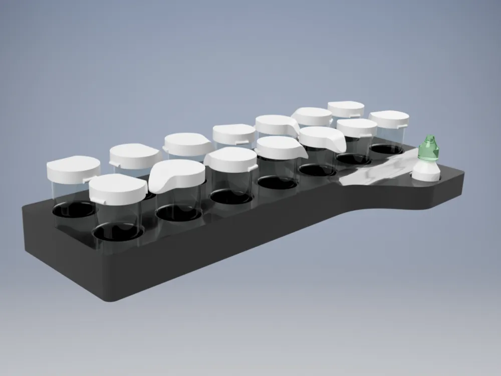 Toolcool 10 Soportes Hexagonales De 6 Agujeros Para Puntas De Destornillador, Organizador De Brocas De Plástico