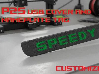 P2S - USB cover and nameplate