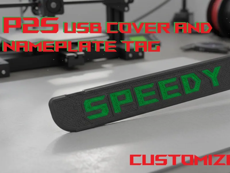 P2S - USB cover and nameplate