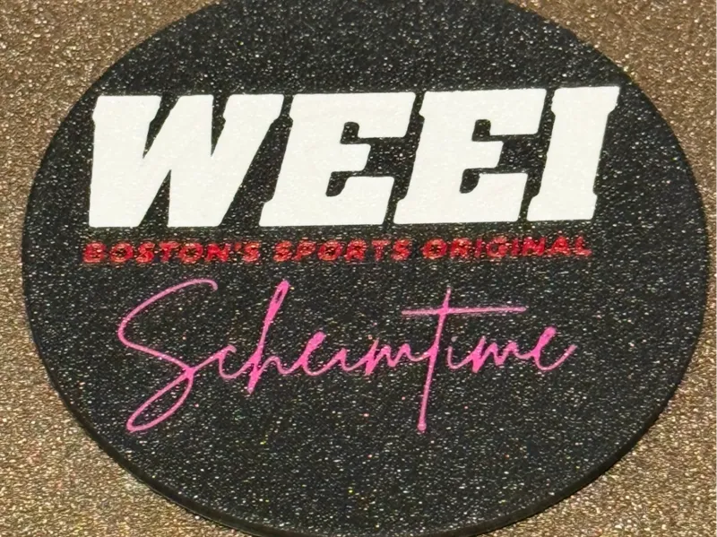 WEEI Scheimtime Coaster