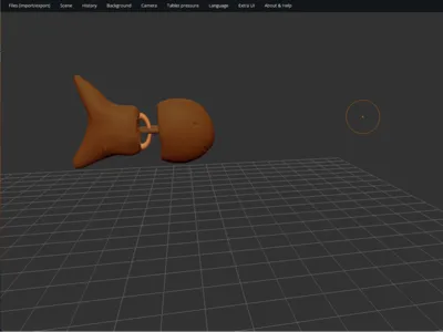 articulated gold fish cracker fidget toy