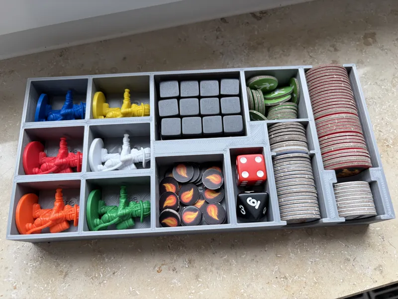 FlashPoint Board Game Organizer Flammendes Inferno
