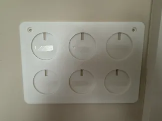 Wall-Mounted 6-Coin Display Plaque