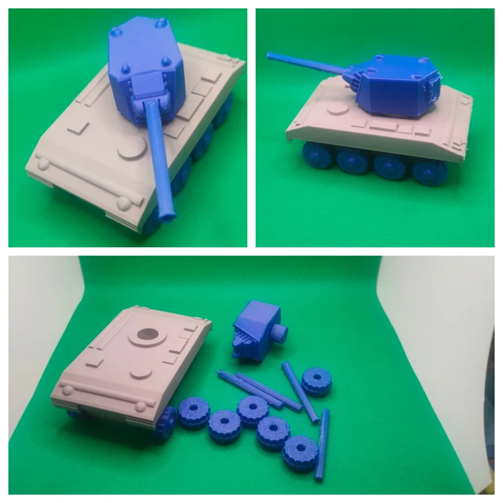 Véhicule blindé à gros canon R6000 - Modèle d'Impression 3D Gratuit