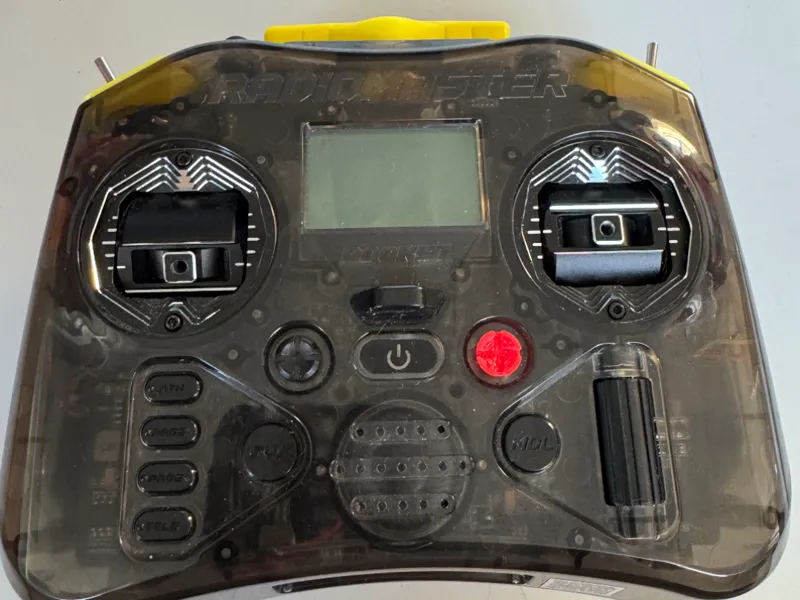 Radiomaster Pocket trim button