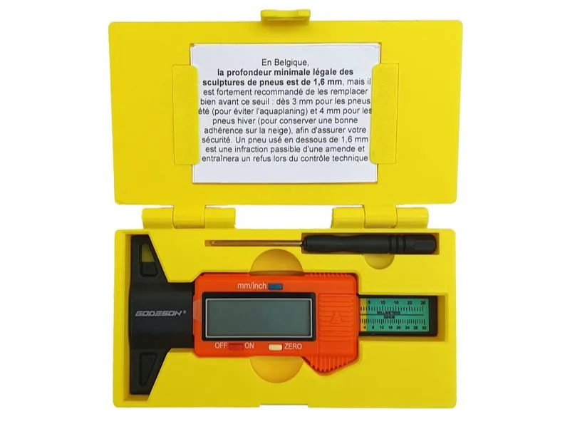 Etui pour Jauge de profondeur de pneu