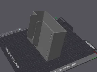 Slim poop chute for H2