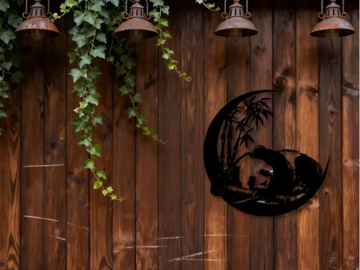 Sleeping Panda wall art