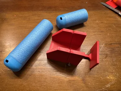 Foam Dart Cutting Jig for Shell Fed Dart Blasters