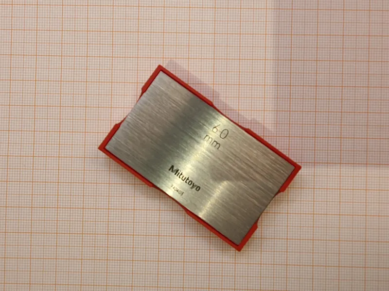 Gauge Cover 60mm, Endmaßschutz 60mm