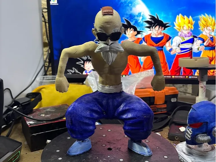 Dragon Ball Figure Master Roshi - Free 3D Print Model - MakerWorld