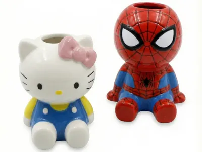 Hello Kitty and Spider Man Sonicare Toothbrush