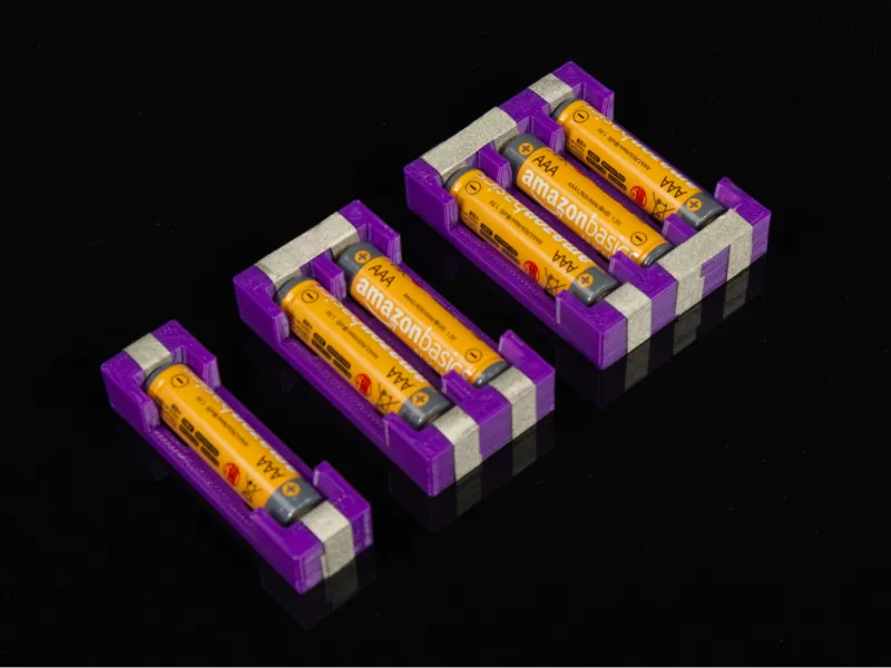Maker Tape Battery Holders
