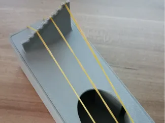橡皮筋琴盒