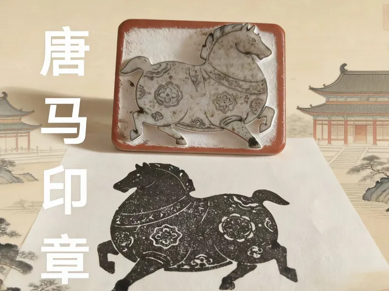 唐马印章-欢庆马年
