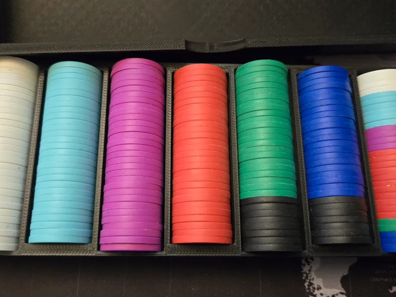 Hold'em-opoly Mini 22mm Poker Chips(211) Holder 