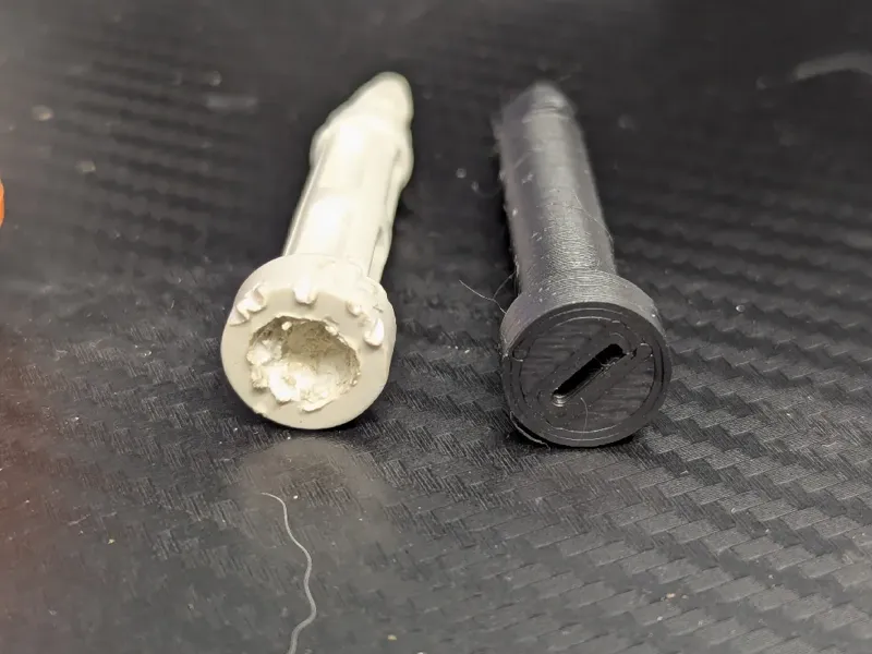 Sector consumer unit lid plastic screw