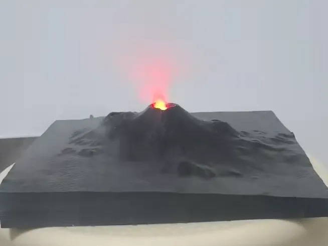 可喷火的火山