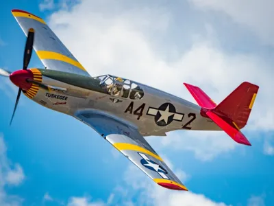 P-51D WWII Aircraft Multicolor Version U1 Print in Place Hongyuan Online Made