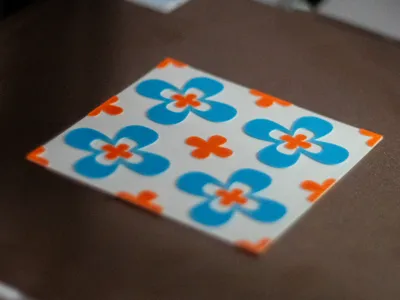 Vietnamese Tile Pattern Coasters 