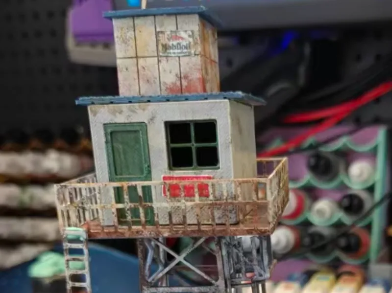 64简单易打印小屋
