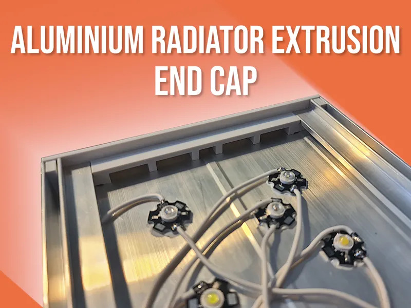 Aluminium Profile End Cap (160mm x 18mm)