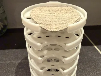 Stackable Reusable Makeup Pad Drying Rack