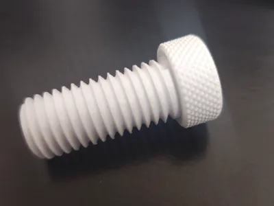 Knurled cap Screw M18 X 40