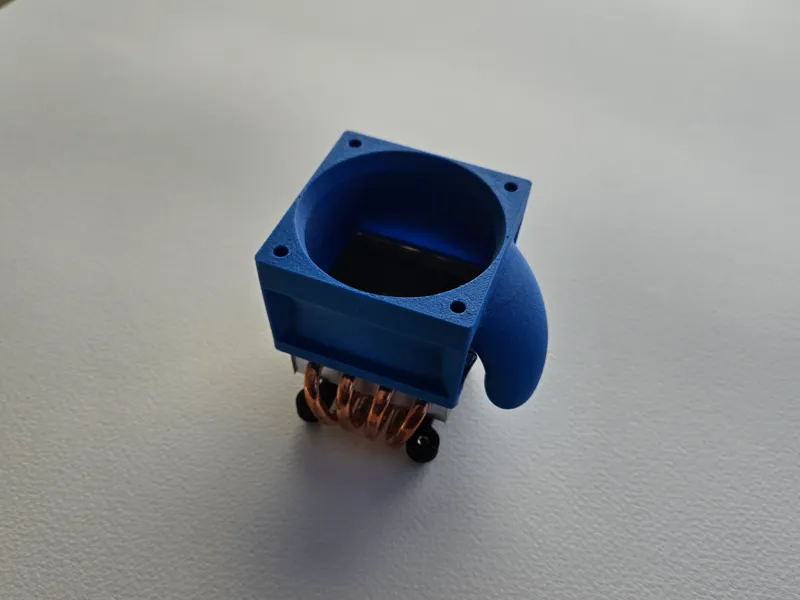 Ploppers 60mm 52PI low profile cooler fan shroud