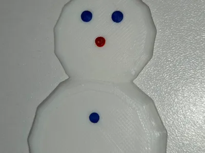 Snowman Keychain