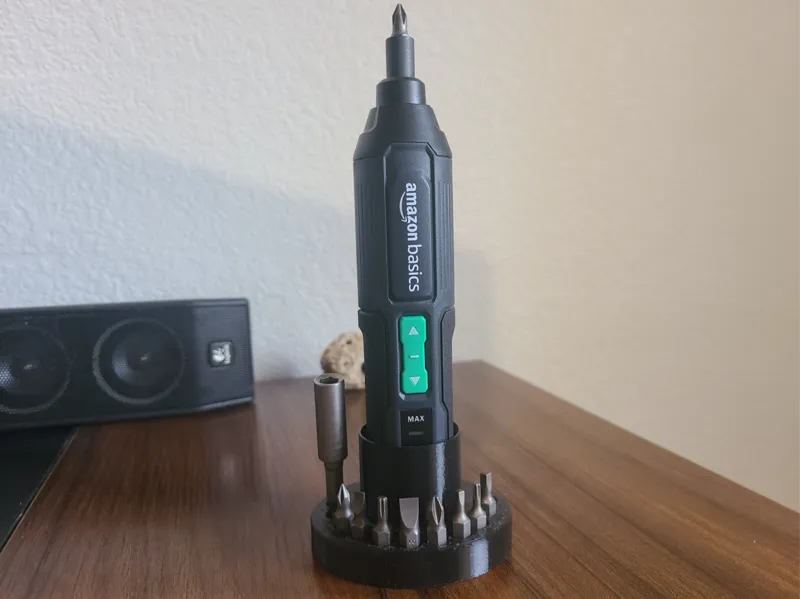 Amazon Basics Electric Screwdriver Holder -Desktop
