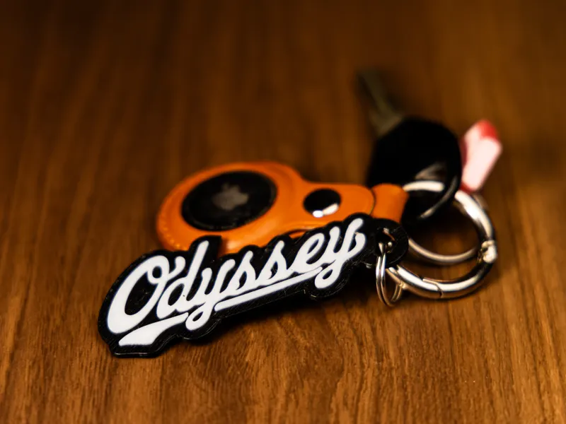 Odyssey Logo Keychain - Cursive Style