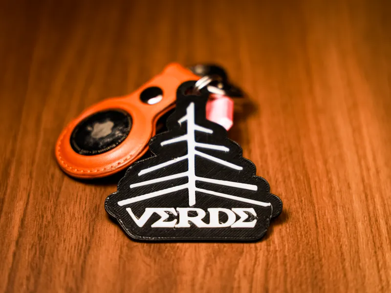 VERDE Logo Keychain