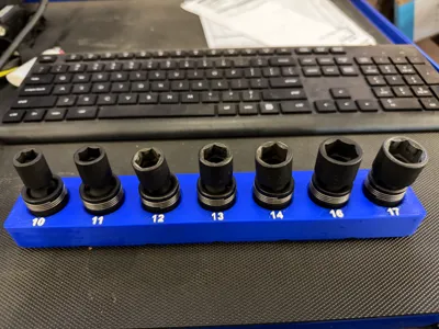 Pittsburg 3/8 metric swivel sockets holder