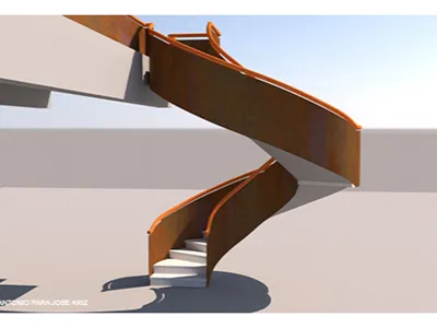 Modular Ellipsoidal Staircase