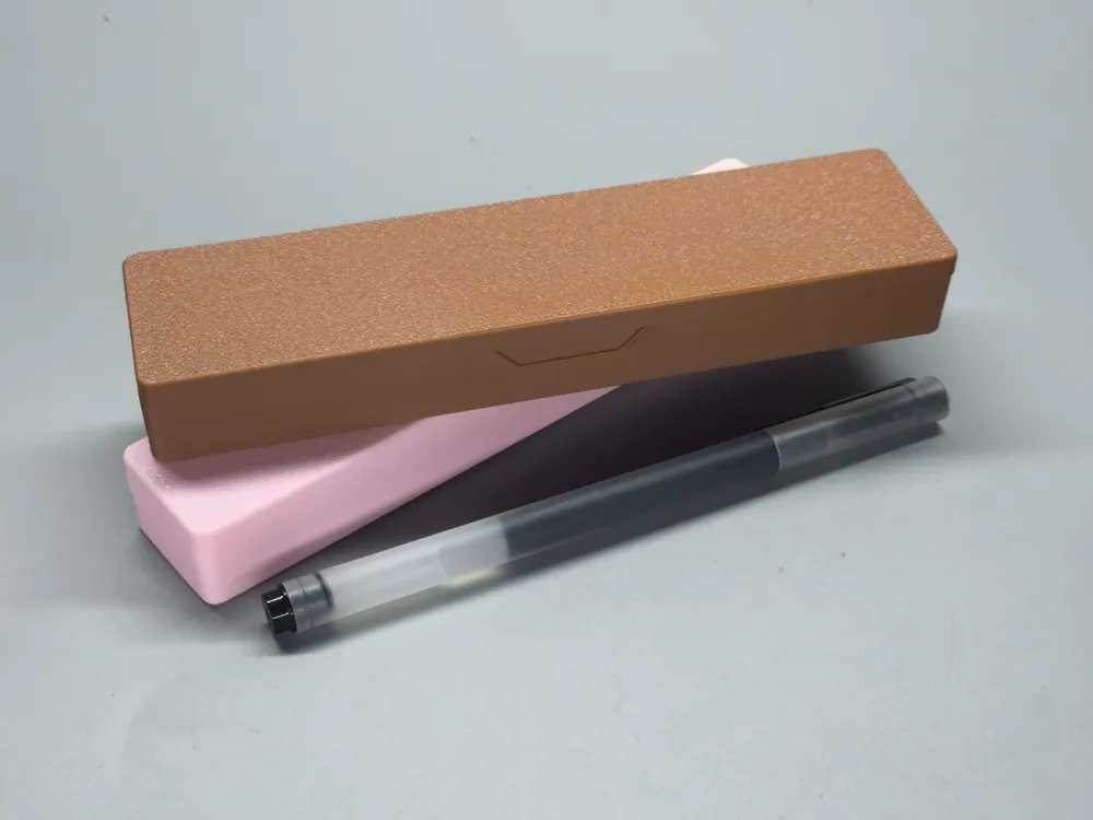 Small pencil case with a built-in ruler (Print in Place, no supports ...