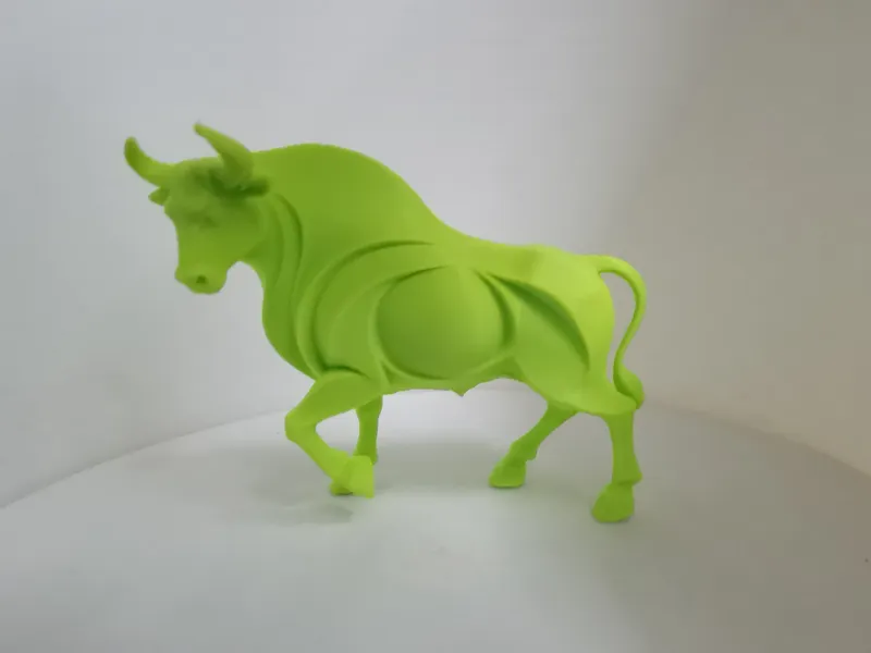 有线条感的牛