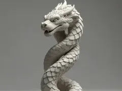 coiled snake