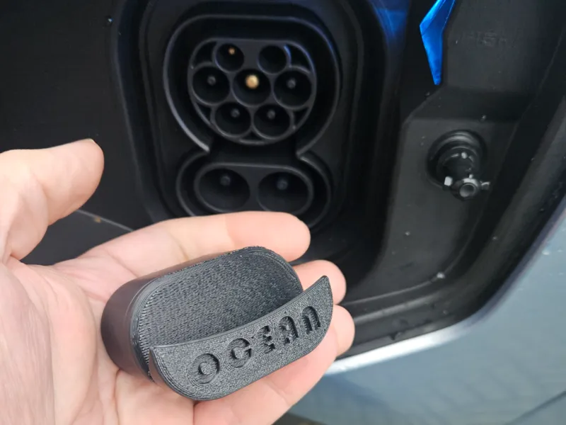Fisker Ocean CCS type 2 DC cover cap.
