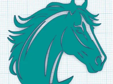 tête de cheval porte clés