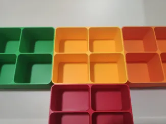 储物盒，收纳盒，零件盒，格子盒，盒子